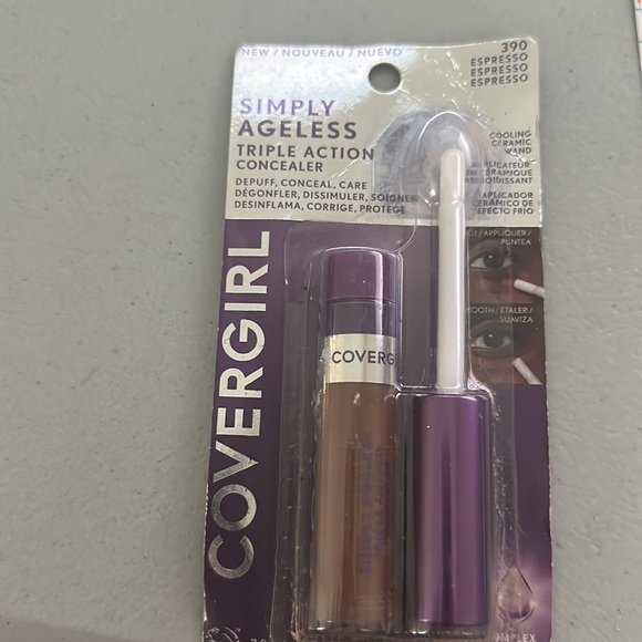 COVERGIRL SIMPLY AGELESS TRIPLE ACTION CONCEALER 390 EXPRESSO NEW IN PACKAGE - Picture 3 of 3